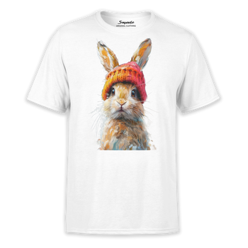 Koszulka dziecięca królik w czapce