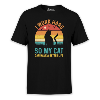 Koszulka pracuję dla kota