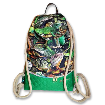 Plecak - worek z klapką 10 - gady