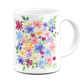 Kubek ceramiczny polne kwiaty