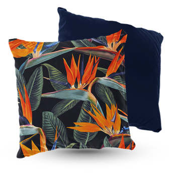 Poduszka welur strelicja 40x40 cm