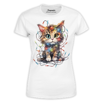 Koszulka kot świąteczny pomocnik