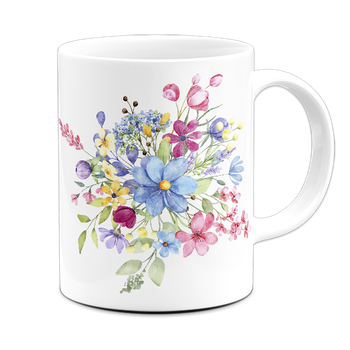 Kubek ceramiczny polne kwiaty