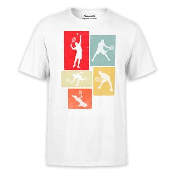 Koszulka z nadrukiem tenis vintage