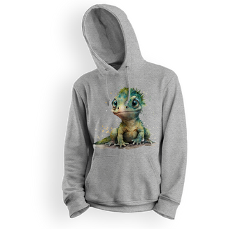 Bluza dziecięca z kapturem gekon dzieciak