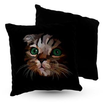 Poduszka welur kot 40x40 cm