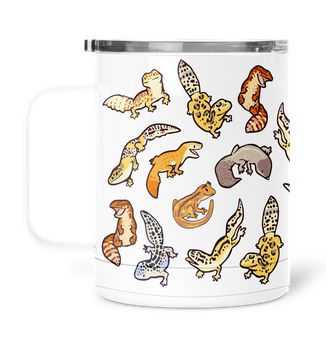 Kubek termiczny 300 ml gekony