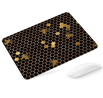 Podkładka pod mysz Plaster miodu i pszczoły