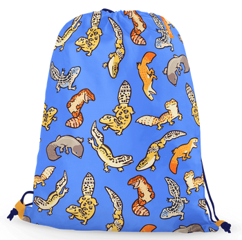 Worko-plecak gang gekonów niebieski