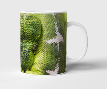 Kubek ceramiczny wąż