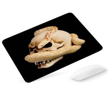 Podkładka pod mysz Wąż pyton i czaszka