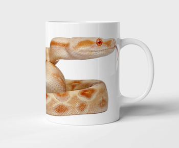 Kubek ceramiczny wąż