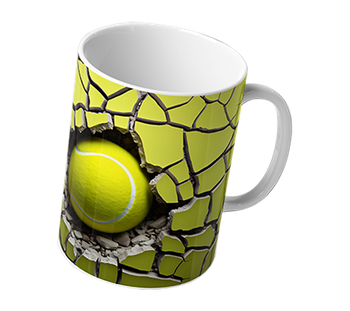 Kubek ceramiczny piłka tenisowa