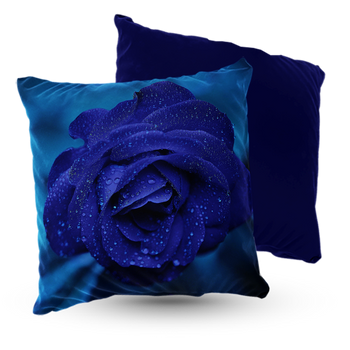 Poduszka welur róża 40x40 cm