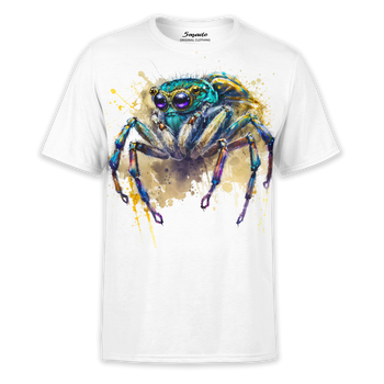 Koszulka z nadrukiem kolorowy pająk Skakun