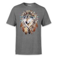 ciemny szary melanż || szary