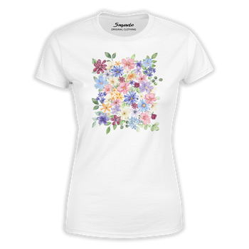 Koszulka damska polne kwiaty