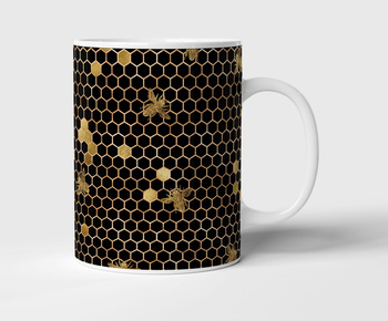 Kubek ceramiczny plaster miodu i pszczoły