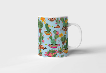 Kubek ceramiczny kaktusy