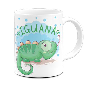 Kubek ceramiczny iguana