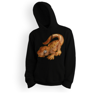 Bluza dziecięca z kapturem gekon orzęsiony