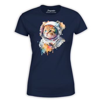 Koszulka kot astronauta