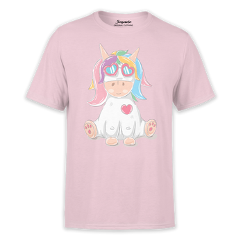 Koszulka dziecięca tęczowa krówka